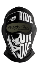 Desenli Mevsimlik Motorcu Maskesi Ve Balaklavası - Model 1