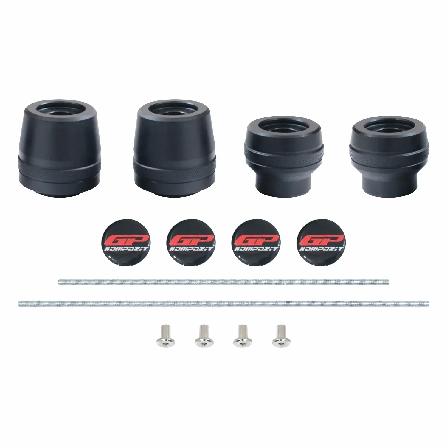 GP Kompozit CF Moto 450 SR 2023-2026 Uyumlu Aks Koruma Takozu Siyah