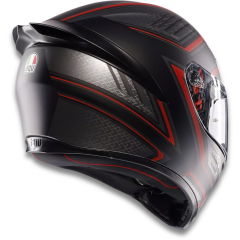 AGV K1 S Sling Matt Black Red Kapalı Motosiklet Kaskı