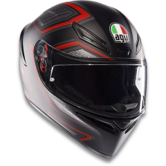 AGV K1 S Sling Matt Black Red Kapalı Motosiklet Kaskı