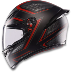 AGV K1 S Sling Matt Black Red Kapalı Motosiklet Kaskı