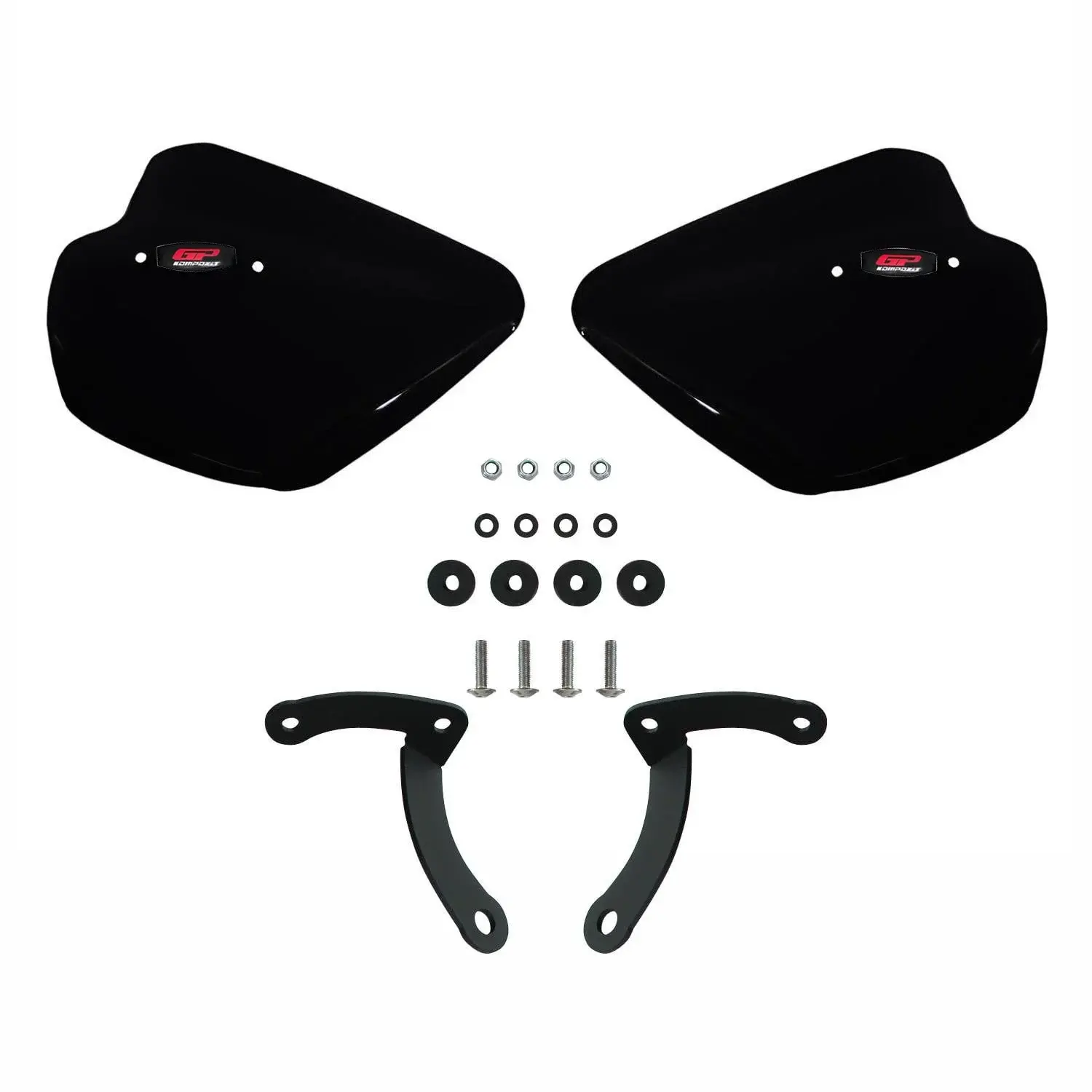 GP Kompozit Yamaha NMAX 125 / 155 2023-2024 Uyumlu Elcik Koruma Siyah