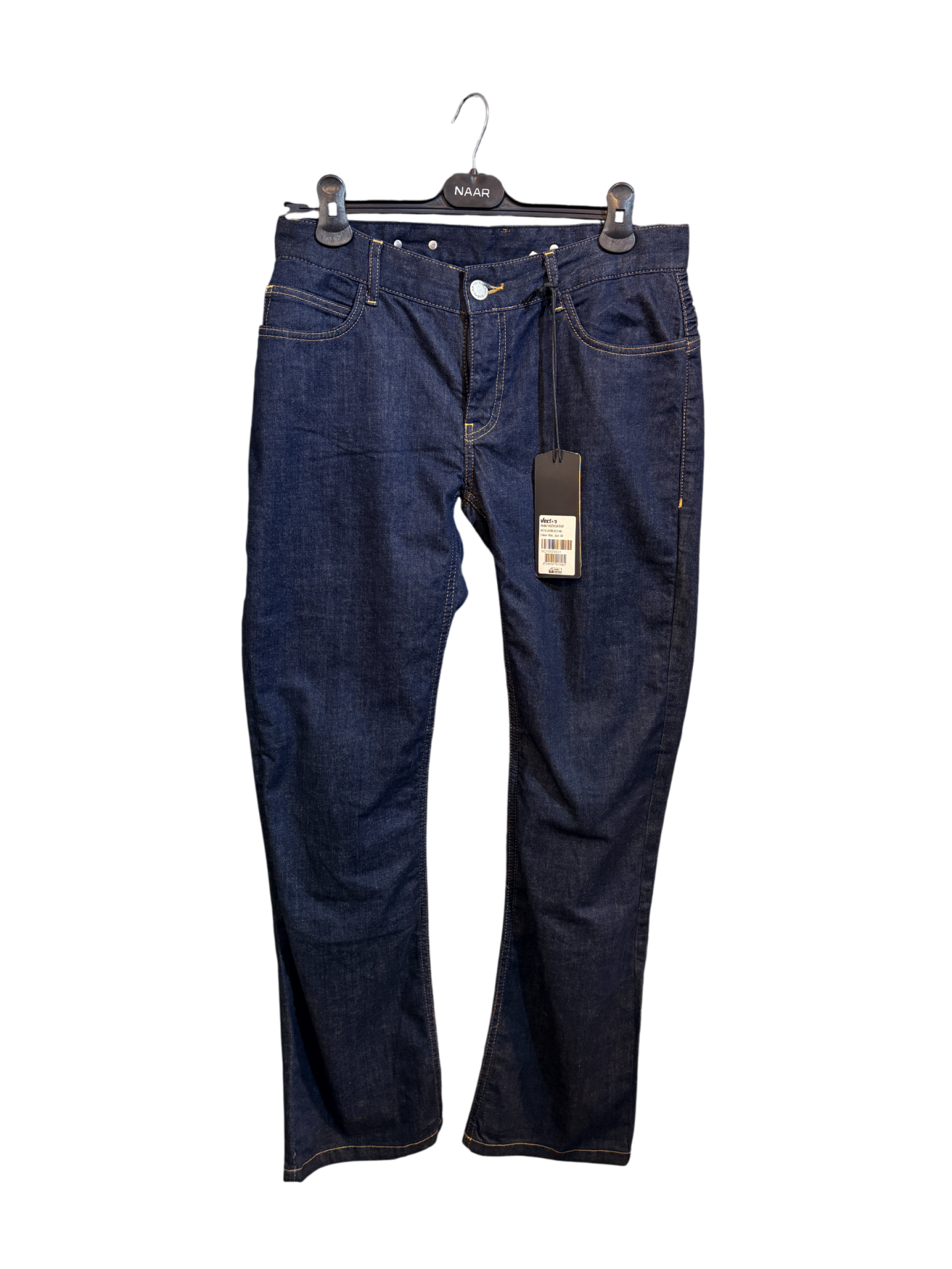 Vecton Valencia Korumalı Motosiklet Kot Pantolonu - Raw Denim