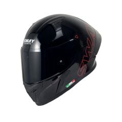 SWAY F357 Kask Black Red