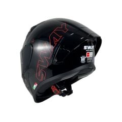 SWAY F357 Kask Black Red