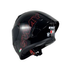 SWAY F357 Kask Black Red