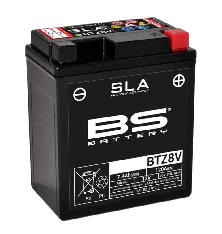 BS BTZ8V (SLA) Motosiklet Aküsü