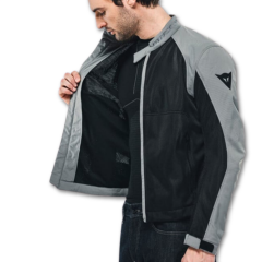 Dainese Sevilla Air Black Charcoal Gray Tekstil Motosiklet Mont