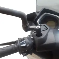 GP Kompozit Yamaha XMAX 250-400 2018-2026 Uyumlu Ayna Genişletme Siyah