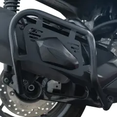 GP Kompozit Yamaha XMAX 250-400 2025-2026 Uyumlu Kapaklı Egzoz Koruma Demiri Siyah