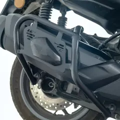 GP Kompozit Yamaha XMAX 250-400 2025-2026 Uyumlu Kapaklı Egzoz Koruma Demiri Siyah