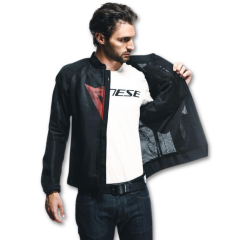 Dainese Herosphere Air Black Red Diamond Tekstil Motosiklet Mont