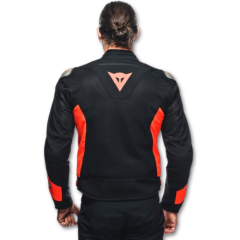Dainese Energyca Air Black Fluo Red Tekstil Motosiklet Mont