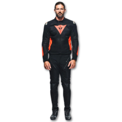 Dainese Energyca Air Black Fluo Red Tekstil Motosiklet Mont