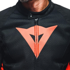 Dainese Energyca Air Black Fluo Red Tekstil Motosiklet Mont 46