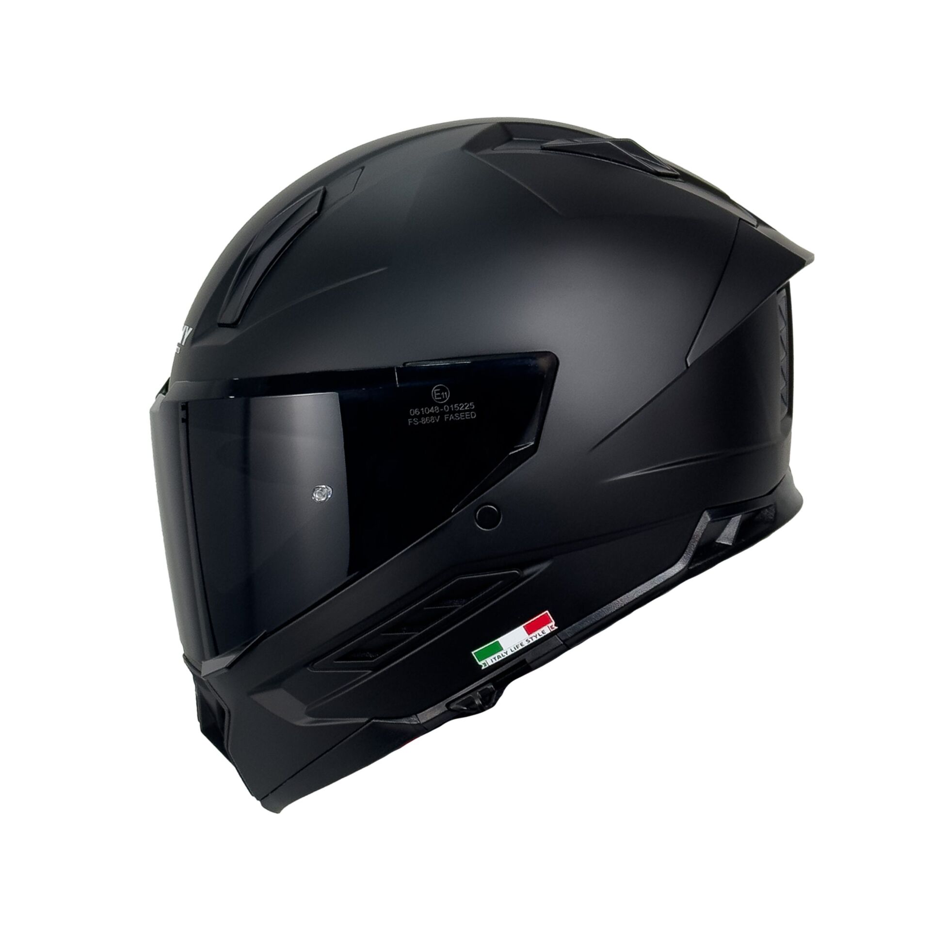 SWAY SW 868 Matt Black Tam Kapalı Motosiklet Kaskı