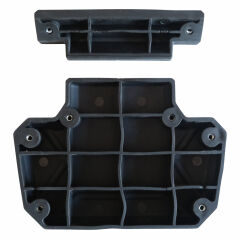 GP Kompozit Universal 21X20cm Plastik Çanta Pedi Siyah