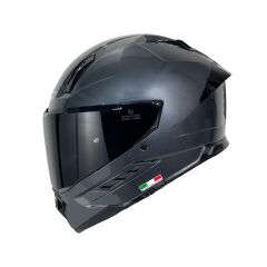 SWAY SW 868 HD Gray Tam Kapalı Motosiklet Kaskı