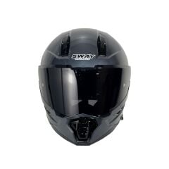 SWAY SW 868 HD Gray Tam Kapalı Motosiklet Kaskı