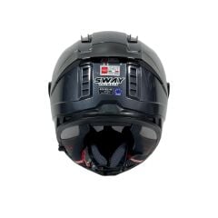 SWAY SW 868 HD Gray Tam Kapalı Motosiklet Kaskı