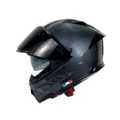 SWAY SW 868 HD Gray Tam Kapalı Motosiklet Kaskı