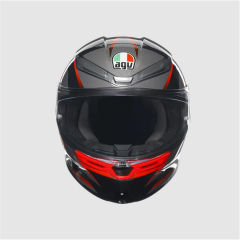 AGV K6S Mplk Slashcut Blk Grey Red Kapalı Kask