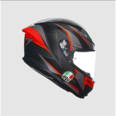 AGV K6S Mplk Slashcut Blk Grey Red Kapalı Kask