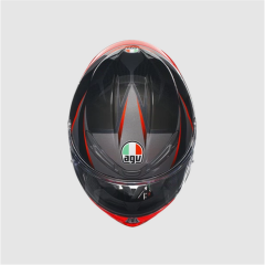 AGV K6S Mplk Slashcut Blk Grey Red Kapalı Kask