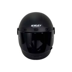 SWAY SW V6 MATT BLACK MOTOSİKLET KASKI