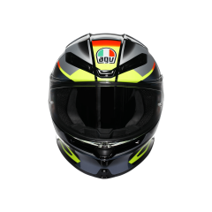 AGV K6 S Erazer Black Red Yellow Fluo Kapalı Kask