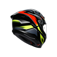 AGV K6 S Erazer Black Red Yellow Fluo Kapalı Kask