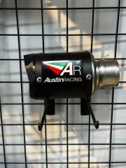 Austin Racing Full Black Motosiklet Performans Egzozu