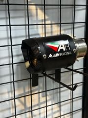 Austin Racing Full Black Motosiklet Performans Egzozu