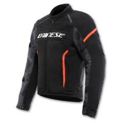 Dainese Air Frame 3 Black Red Fluo Tekstil Motosiklet Mont