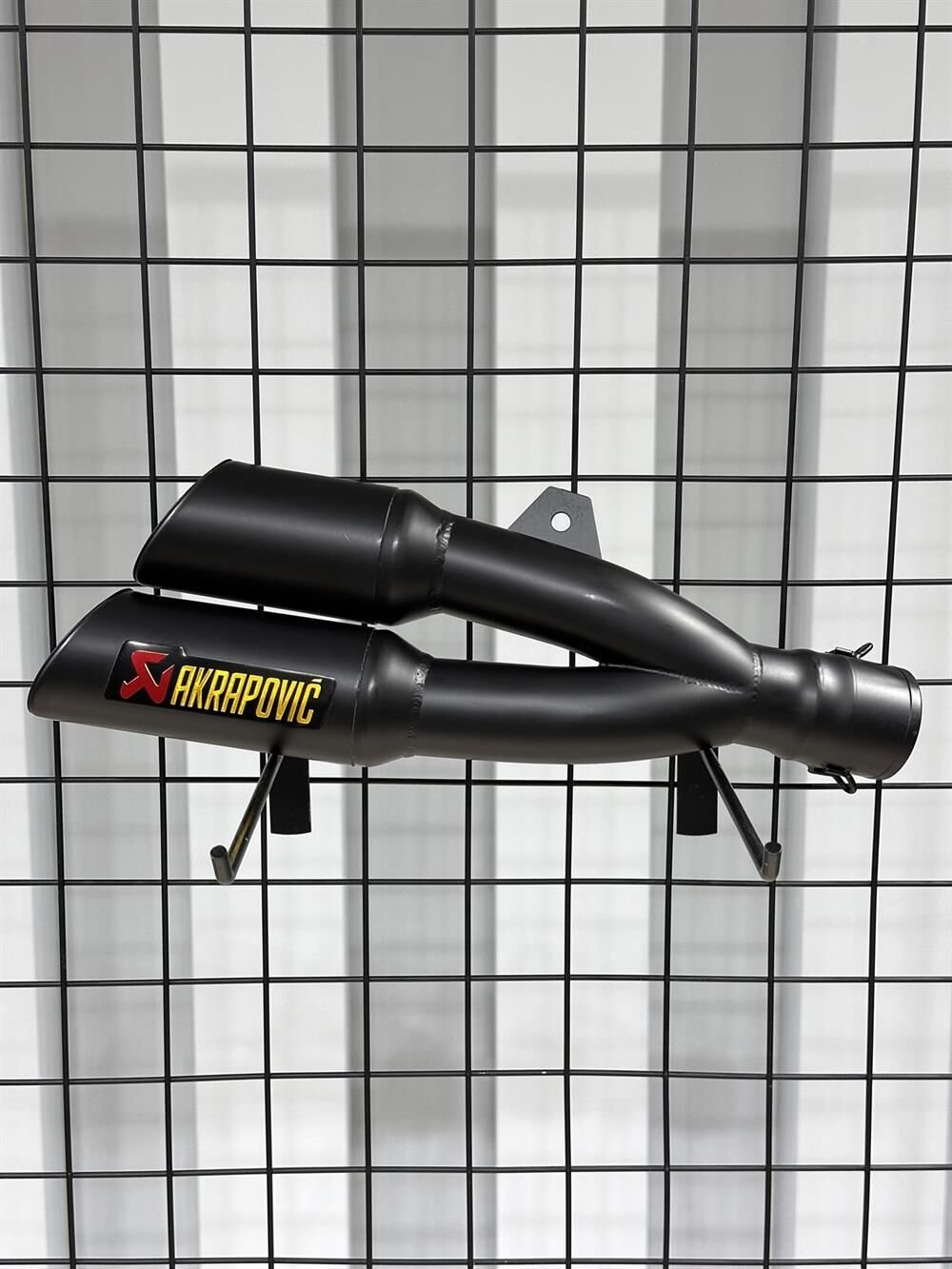 Akrapovic Black Double Tip Motosiklet Performans Egzozu