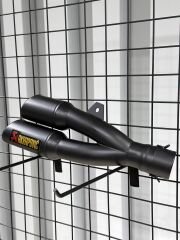 Akrapovic Black Double Tip Motosiklet Performans Egzozu