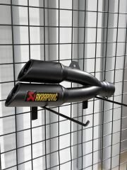 Akrapovic Black Double Tip Motosiklet Performans Egzozu