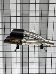 Akrapovic Silver Double Tip Motosiklet Performans Egzozu
