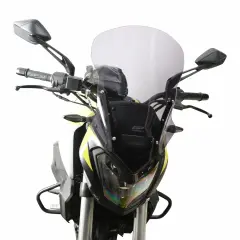 GP Kompozit Bajaj Dominar 250/400 (2017–2024) Uyumlu Ön Cam – Füme, 48 cm