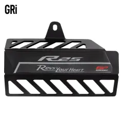 GP Kompozit Yamaha R25 (2016–2024) Uyumlu Egzoz Koruma Kapağı – Siyah/Gri