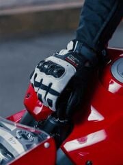 Spidi G-Carbon Beyaz Motosiklet Yazlık Eldiveni