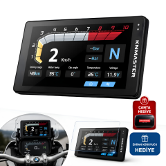 KNMASTER MOTOPLAY BM1 – 7″ BMW Uyumlu Motosiklet CarPlay & Android Auto Multimedya Ekranı