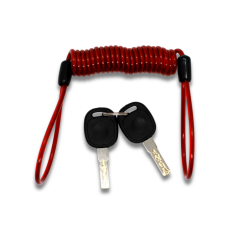Knmaster Motosiklet Disk Kilidi DK-400 7mm Alarmlı + Çanta ve Hatırlatma Kablosu Hediye