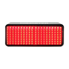 Knmaster Stop-500 Evrensel Dikdörtgen Kırmızı Ledli Motosiklet Kedigözü