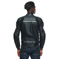 Dainese Racing 4 Black Black Deri Motosiklet Mont