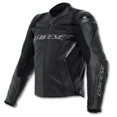 Dainese Racing 4 Black Black Deri Motosiklet Mont