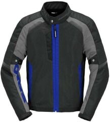 SPIDI TEK NET YAZLIK FİLE TEKSTİL CEKET MAVİ