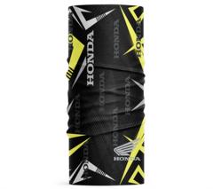 Sarı Siyah Honda Buff Bandana - Motorcu Terletmez Buff Boyunluk Bandana