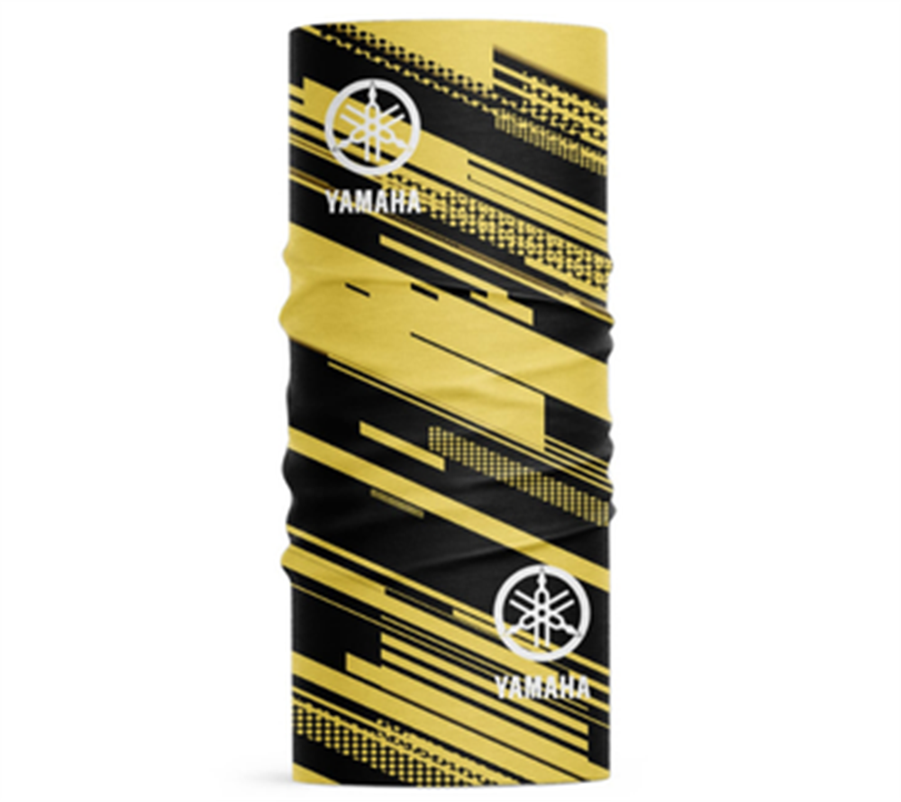Sarı Siyah Yamaha Buff Bandana - Motorcu Terletmez Buff Boyunluk Bandana