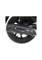 GP Kompozit Honda PCX 125 / 150 2018-2024 Uyumlu Egzoz Koruma Kapağı Siyah